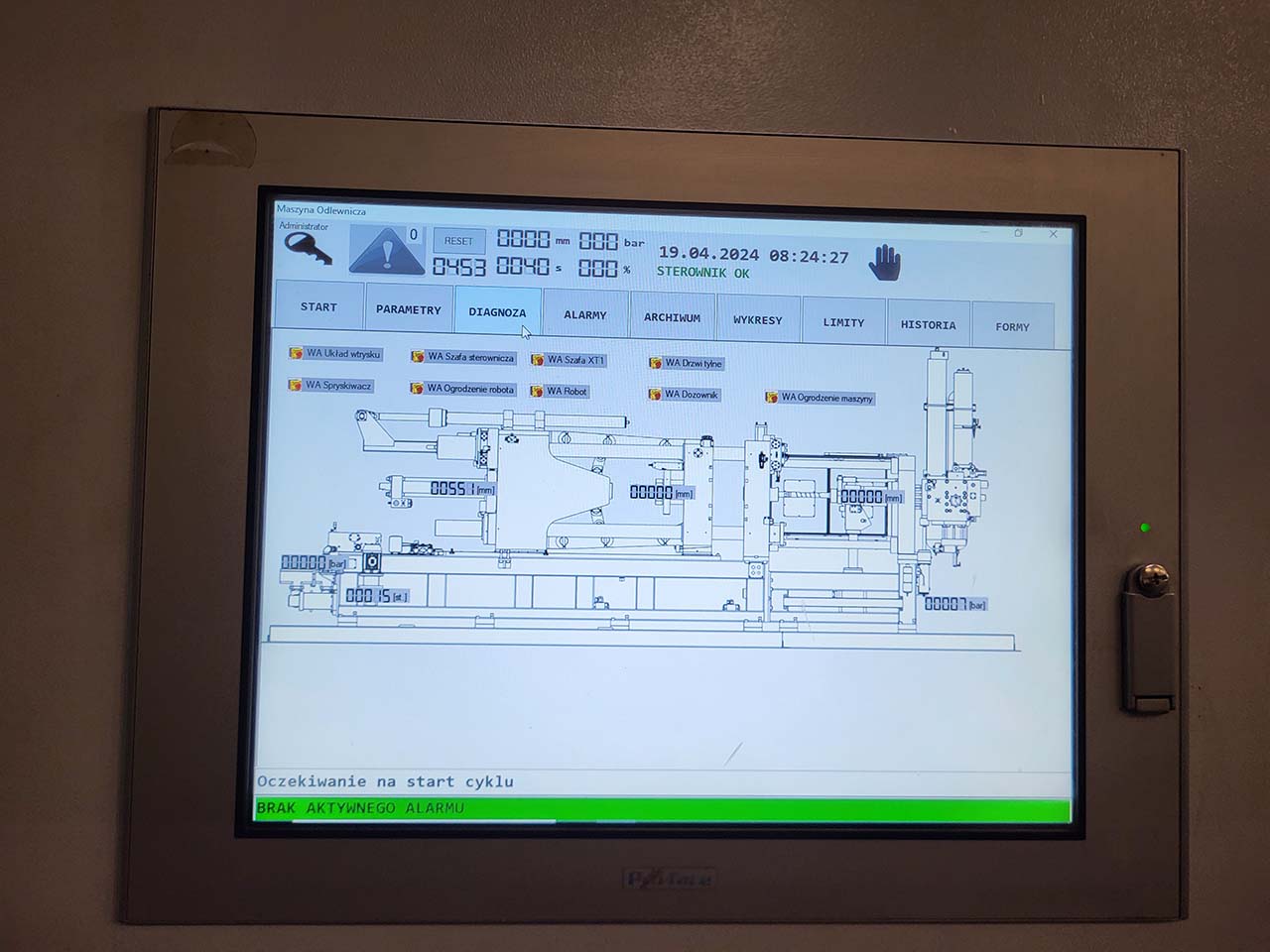 LK CDCM 400 SQ stroj za litje v hladni komori KK1622, uporabljen